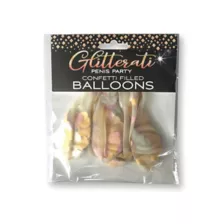 Penis Confetti-Filled Balloons - 5 Pack at Spencer's