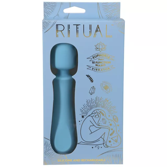Euphoria 10-Function Rechargeable Wand Vibrator - 6.7 Inch at Spencer's