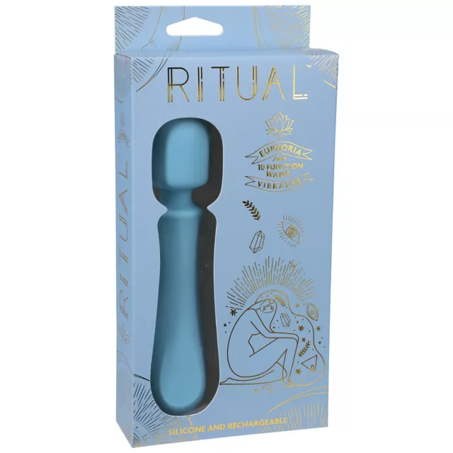Euphoria 10-Function Rechargeable Wand Vibrator - 6.7 Inch at Spencer's