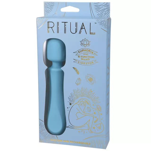 Euphoria 10-Function Rechargeable Wand Vibrator - 6.7 Inch at Spencer's