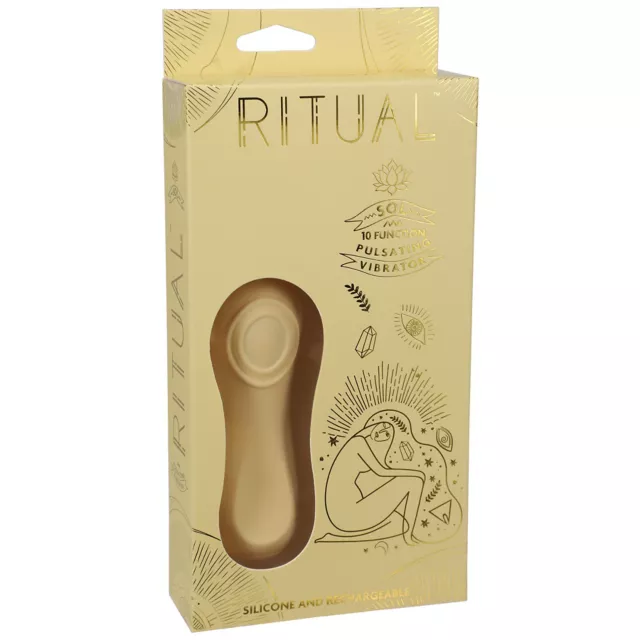 Sol 10-Function Rechargeable Pulsating Vibrator - 4.6 Inch at Spencer's