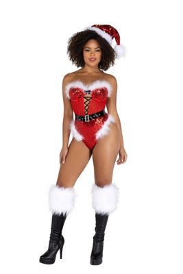 Santa romper outlet womens