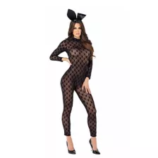 Playboy Bunny Sheer Bodystocking and Bunny Ears at Spencer's