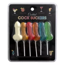 Cocktail Cock Suckers Candy - 6 Pack at Spencer's
