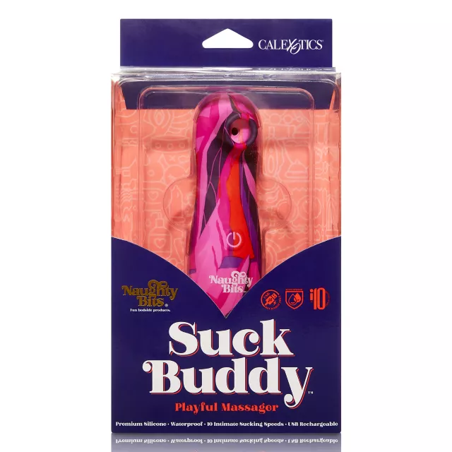 Suck Buddy 10-Function Rechargeable Waterproof Clitoral Stimulator - 5 Inch at Spencer's