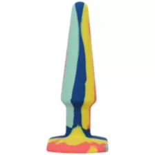 Groovy Butt Plug Multi-Color - 5 Inch at Spencer's