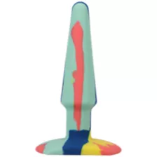 Groovy Butt Plug Multi-Color - 5 Inch at Spencer's