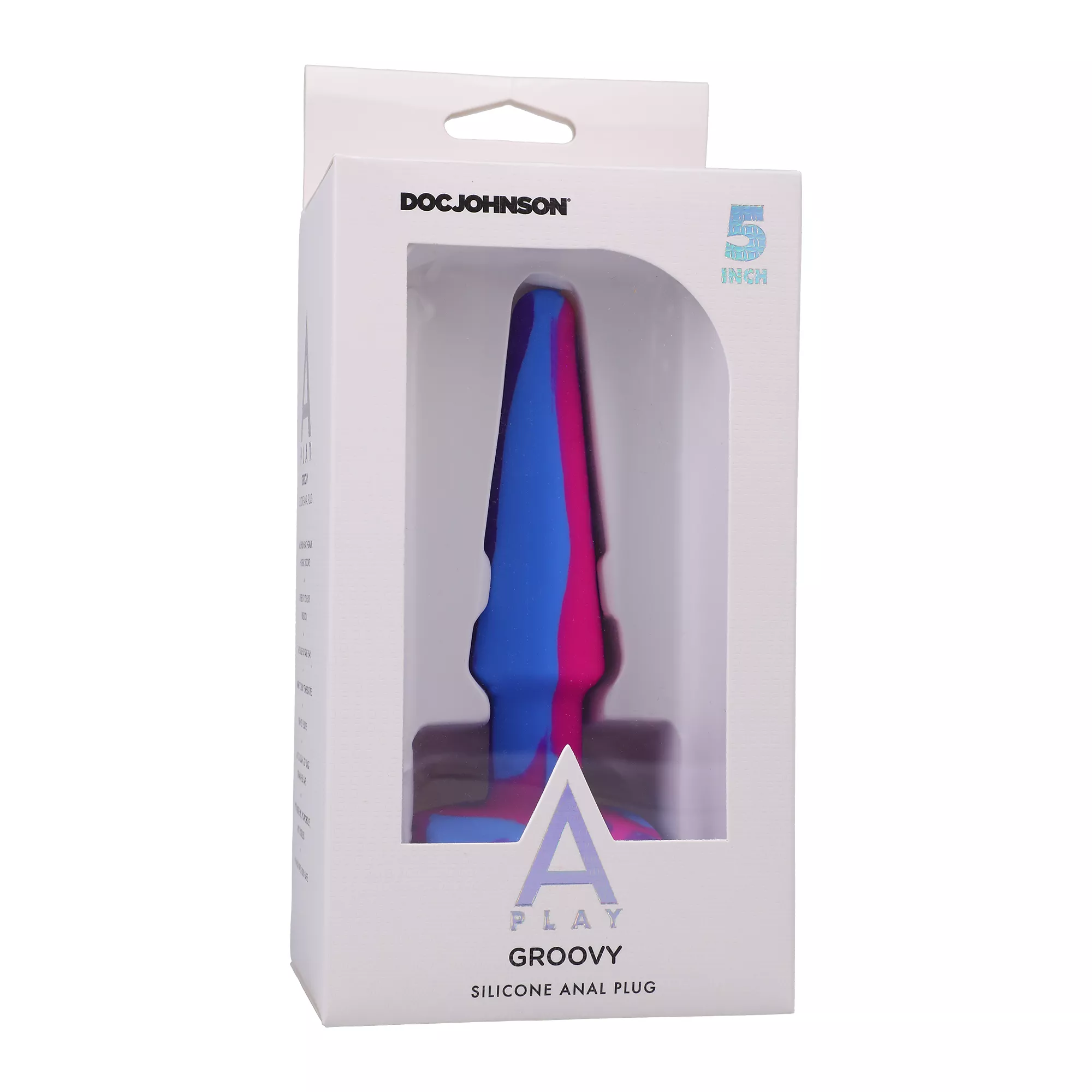 Groovy Butt Plug Berry - 5 Inch at Spencer's