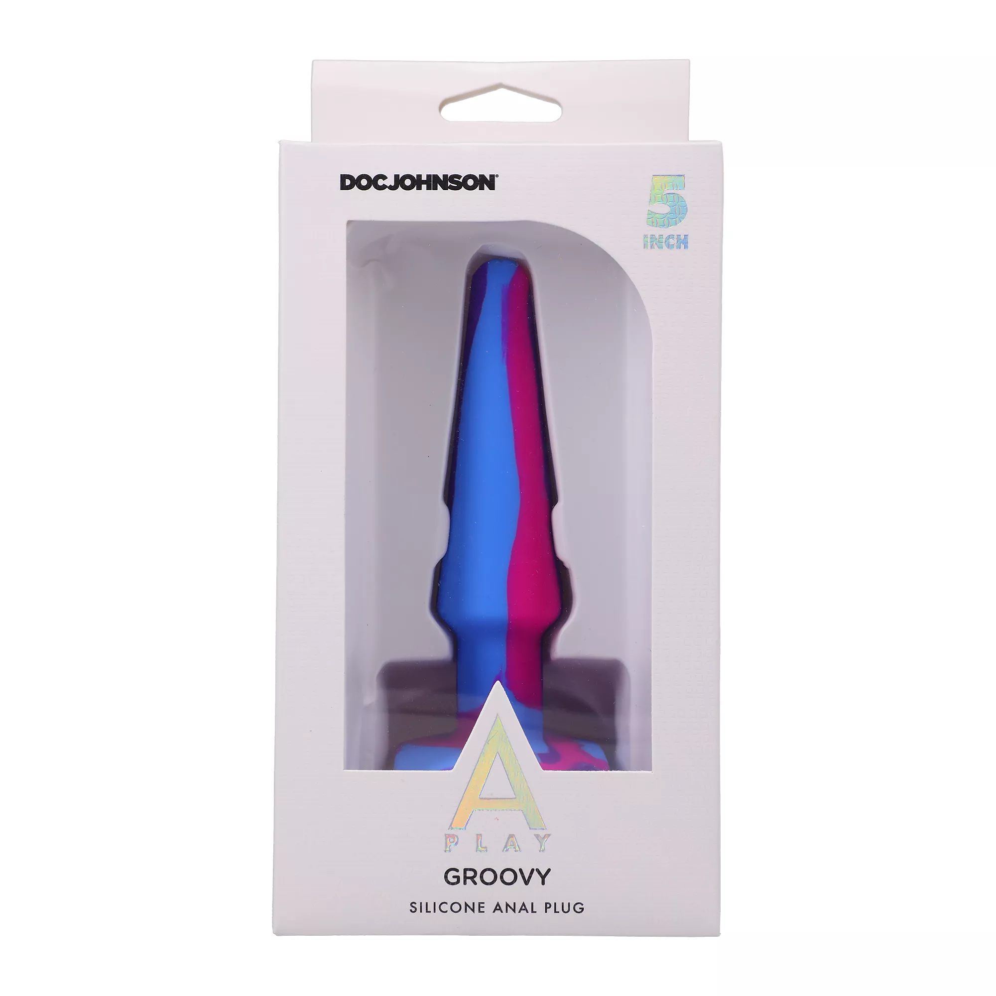 Groovy Butt Plug Berry - 5 Inch at Spencer's