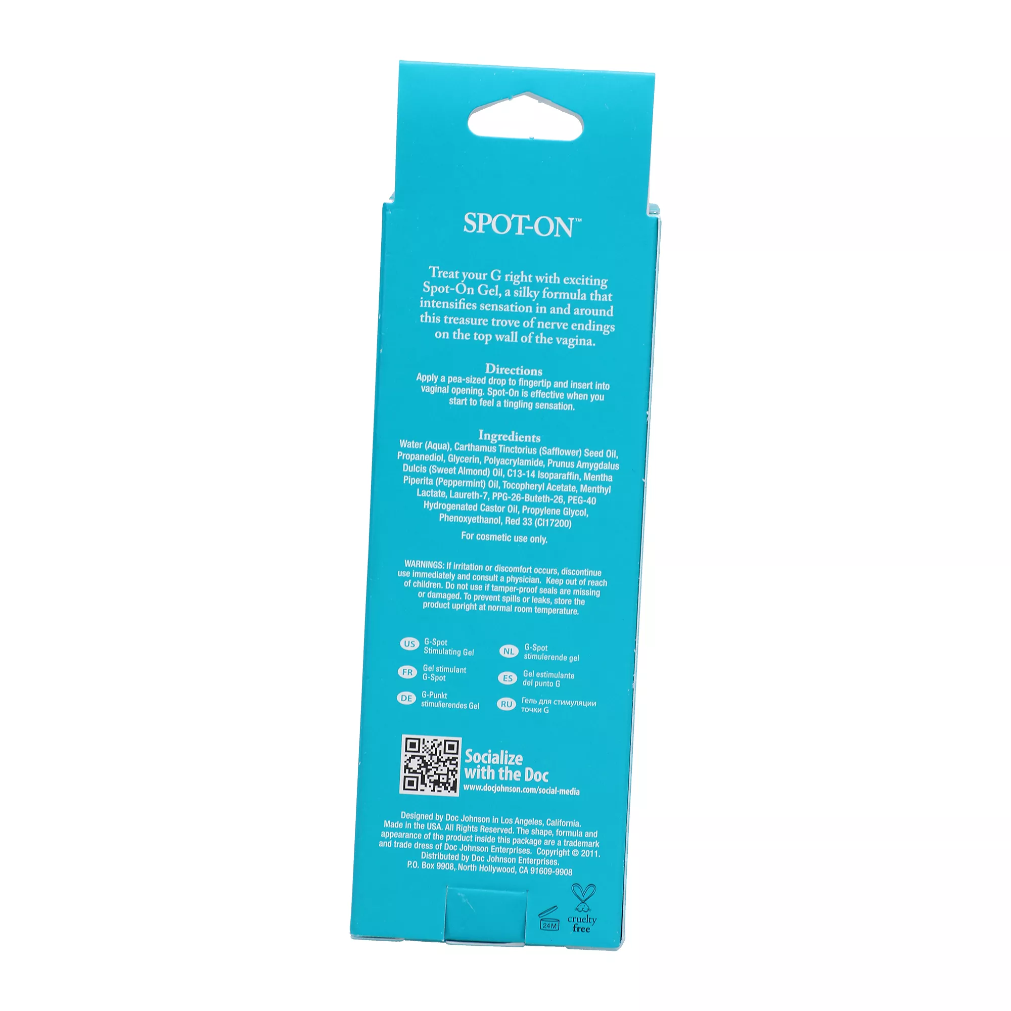 Spot-On G-Spot Stimulating Gel - 2 oz. at Spencer's