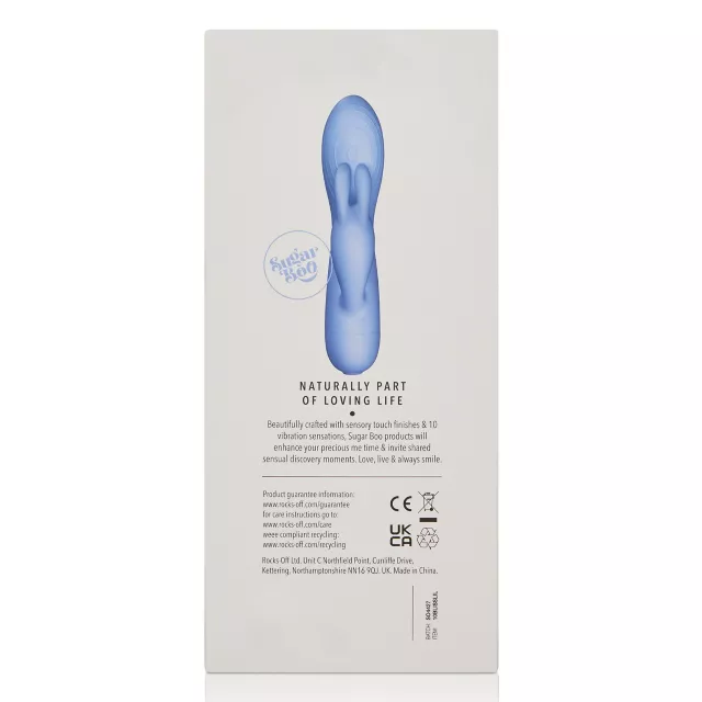 Blissful Boo Multi-Function Waterproof Rabbit Vibrator 7 Inch - Sugar Boo at Spencer's