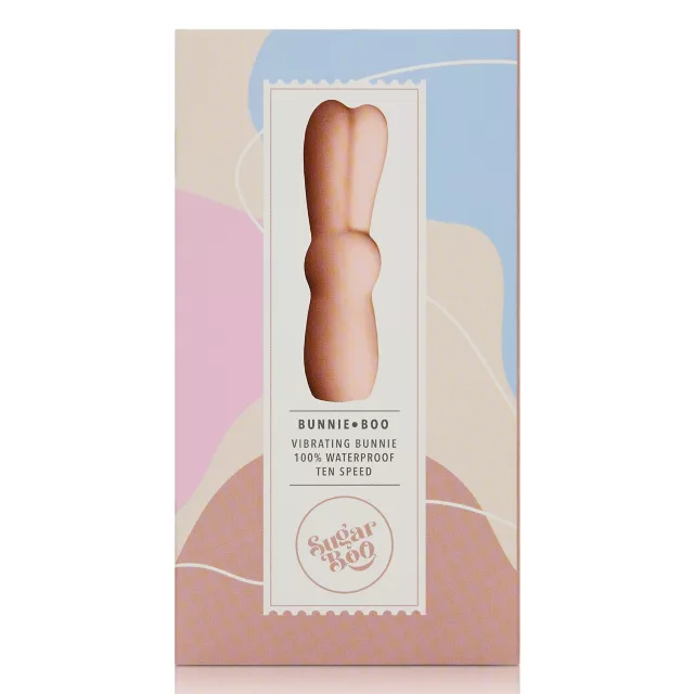 Bunnie Boo Multi-Function Waterproof Rabbit Vibrator 4 Inch - Sugar Boo at Spencer's