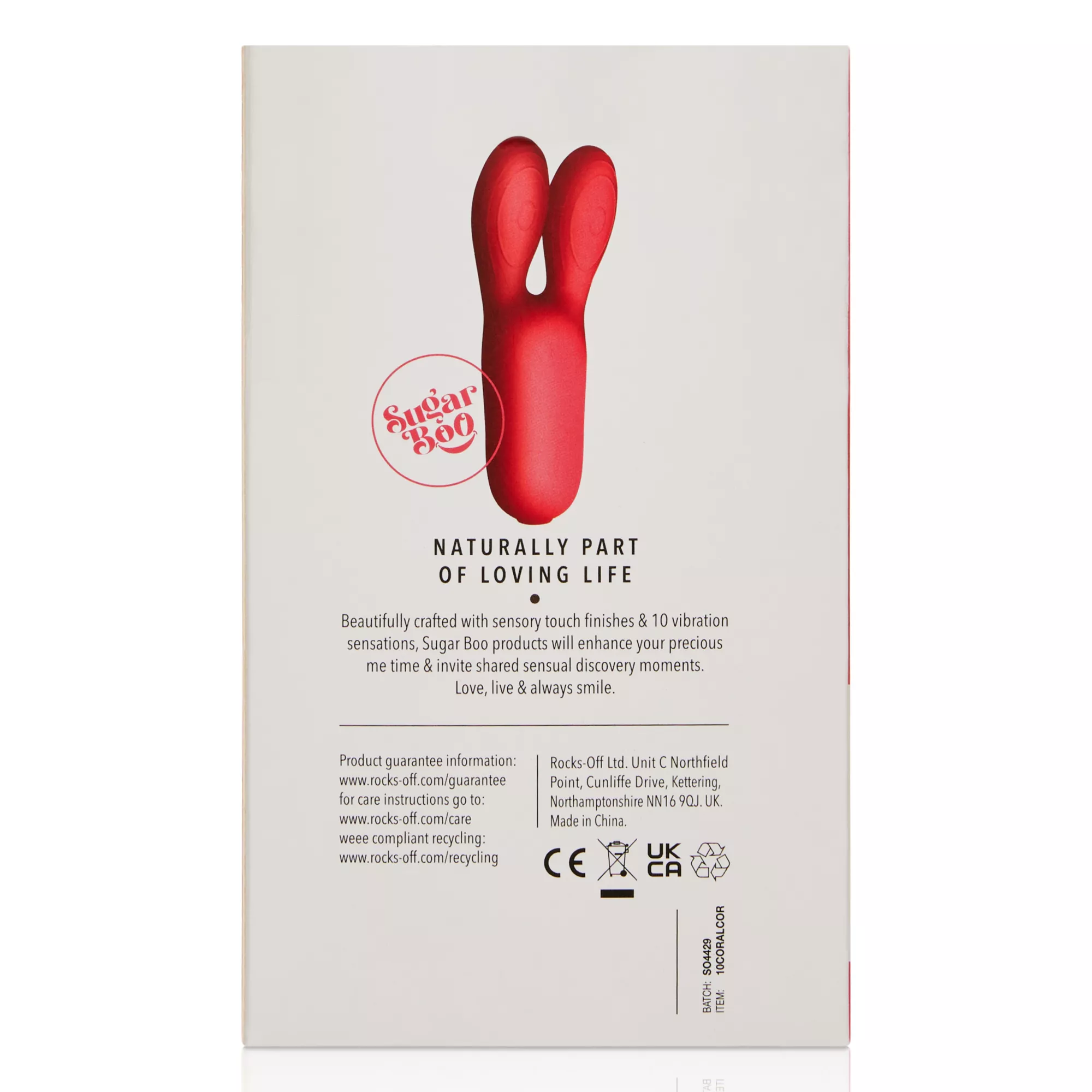Coral Kiss Multi-Function Waterproof Rabbit Ears Vibrator 5 Inch - Sugar Boo at Spencer's