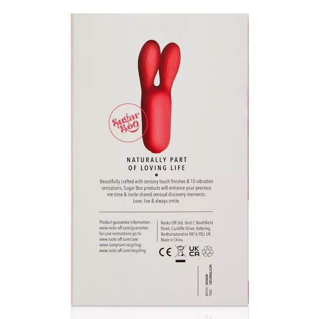 Coral Kiss Multi-Function Waterproof Rabbit Ears Vibrator 5 Inch - Sugar Boo at Spencer's