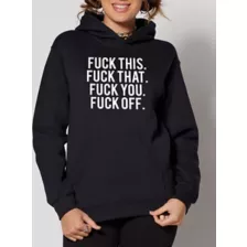 Fuck This Fuck That Fuck You Fuck Off Hoodie at Spencer's