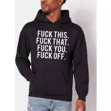 Fuck This Fuck That Fuck You Fuck Off Hoodie at Spencer's