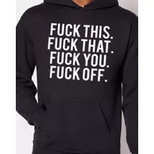 Fuck This Fuck That Fuck You Fuck Off Hoodie at Spencer's