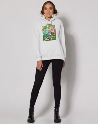 Learn About Recycling White Hoodie - Steven Rhodes