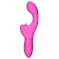 Butterfly Kiss Flicker Rechargeable Waterproof G-Spot Vibrator Pink - 7.5 Inch at Spencer's