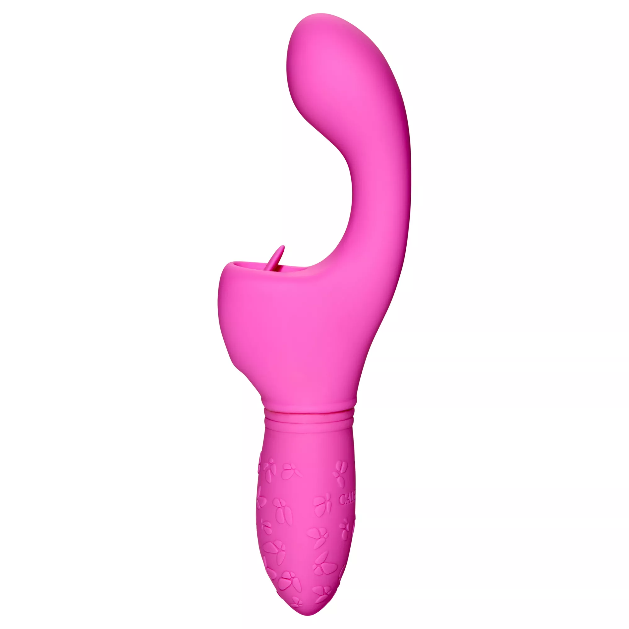 Butterfly Kiss Flicker Rechargeable Waterproof G-Spot Vibrator Pink - 7.5 Inch