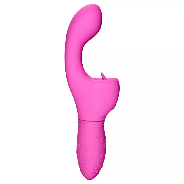 Butterfly Kiss Flicker Rechargeable Waterproof G-Spot Vibrator Pink - 7.5 Inch at Spencer's