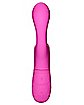 Butterfly Kiss Flicker Rechargeable Waterproof G-Spot Vibrator Pink - 7.5 Inch