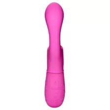 Butterfly Kiss Flicker Rechargeable Waterproof G-Spot Vibrator Pink - 7.5 Inch at Spencer's