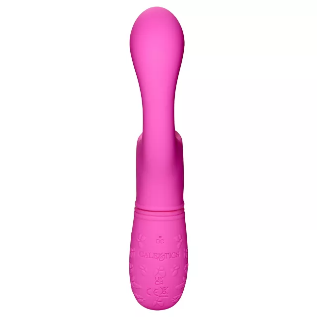Butterfly Kiss Flicker Rechargeable Waterproof G-Spot Vibrator Pink - 7.5 Inch at Spencer's