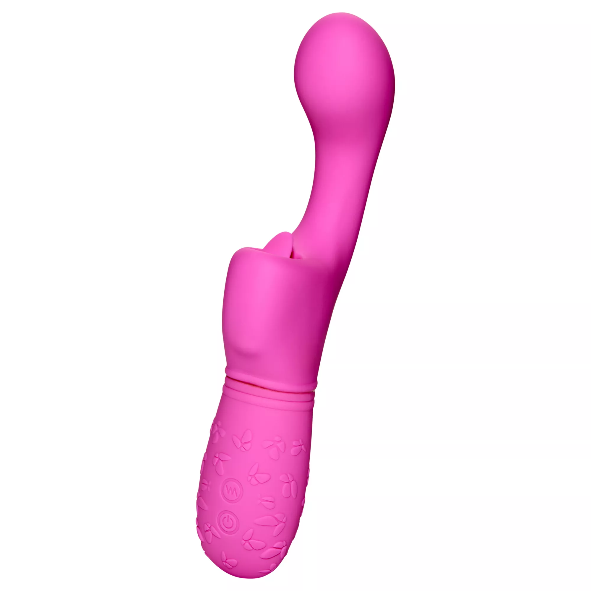 Butterfly Kiss Flicker Rechargeable Waterproof G-Spot Vibrator Pink - 7.5 Inch at Spencer's