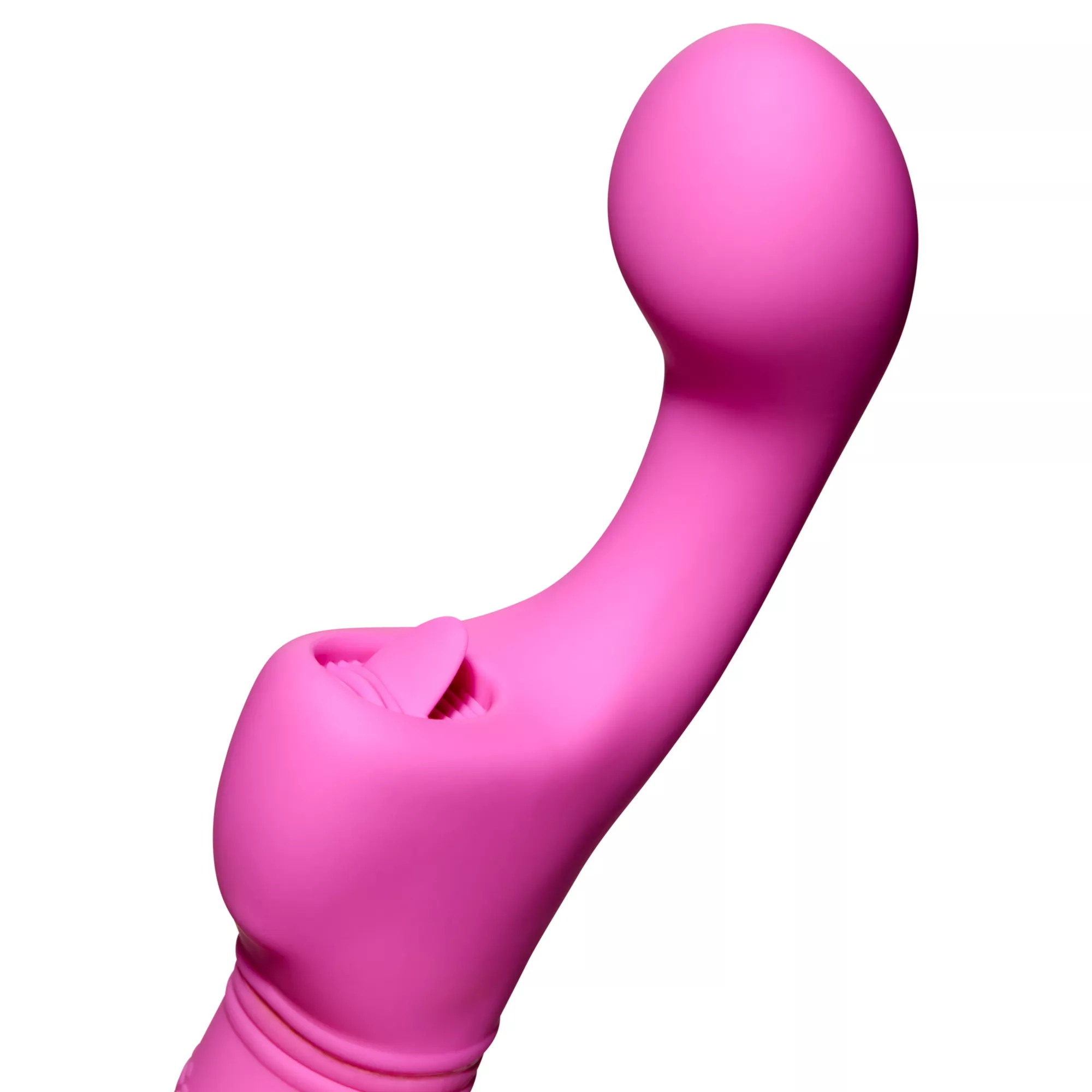 Butterfly Kiss Flicker Rechargeable Waterproof G-Spot Vibrator Pink - 7.5 Inch at Spencer's