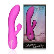Malibu Minx 10-Function Rechargeable Waterproof Suction Rabbit Vibrator - 8 Inch at Spencer's