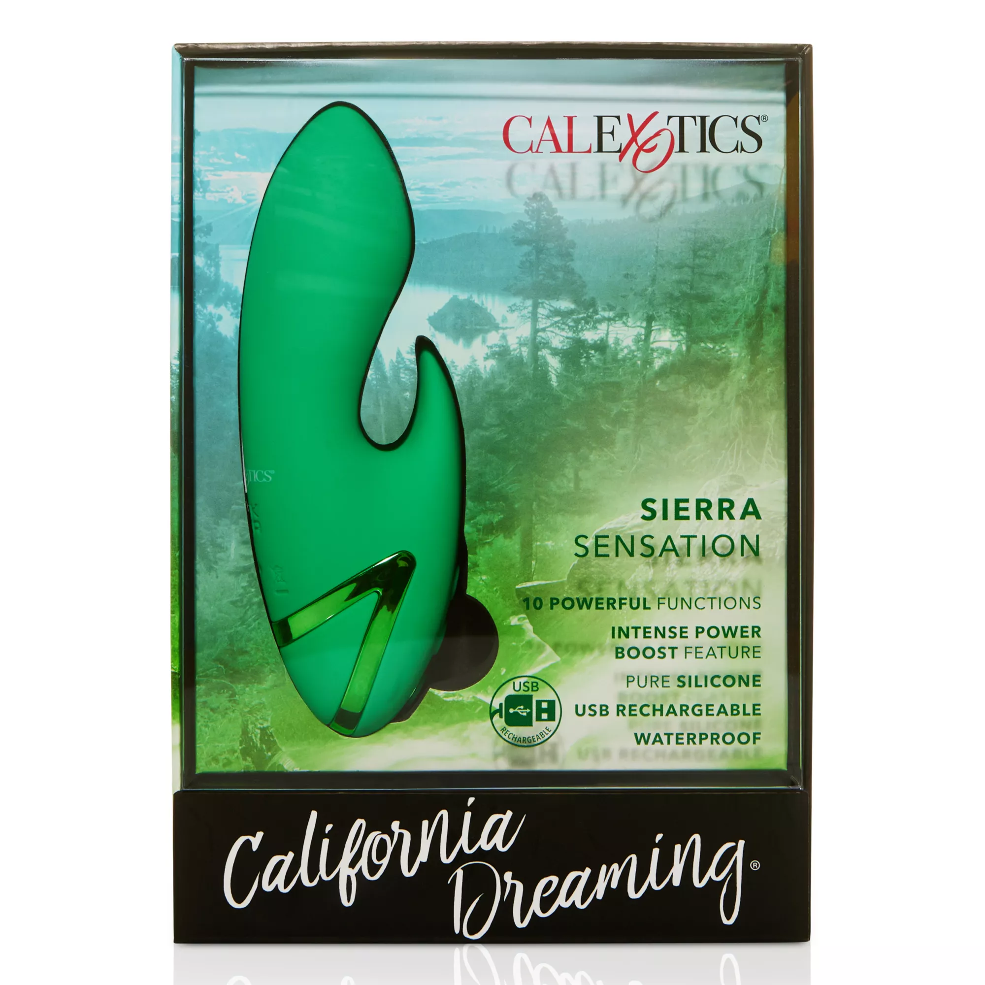 Sierra Sensation 10-Function Rechargeable Waterproof Rabbit Vibrator - 5.3 Inch at Spencer's
