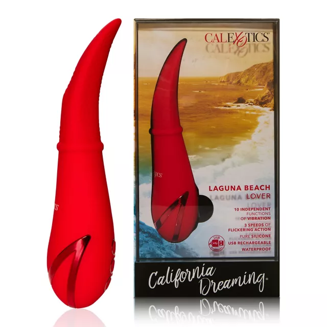 Laguna Beach Lover 10-Function Rechargeable Waterproof Vibrator - 7.5 Inch at Spencer's