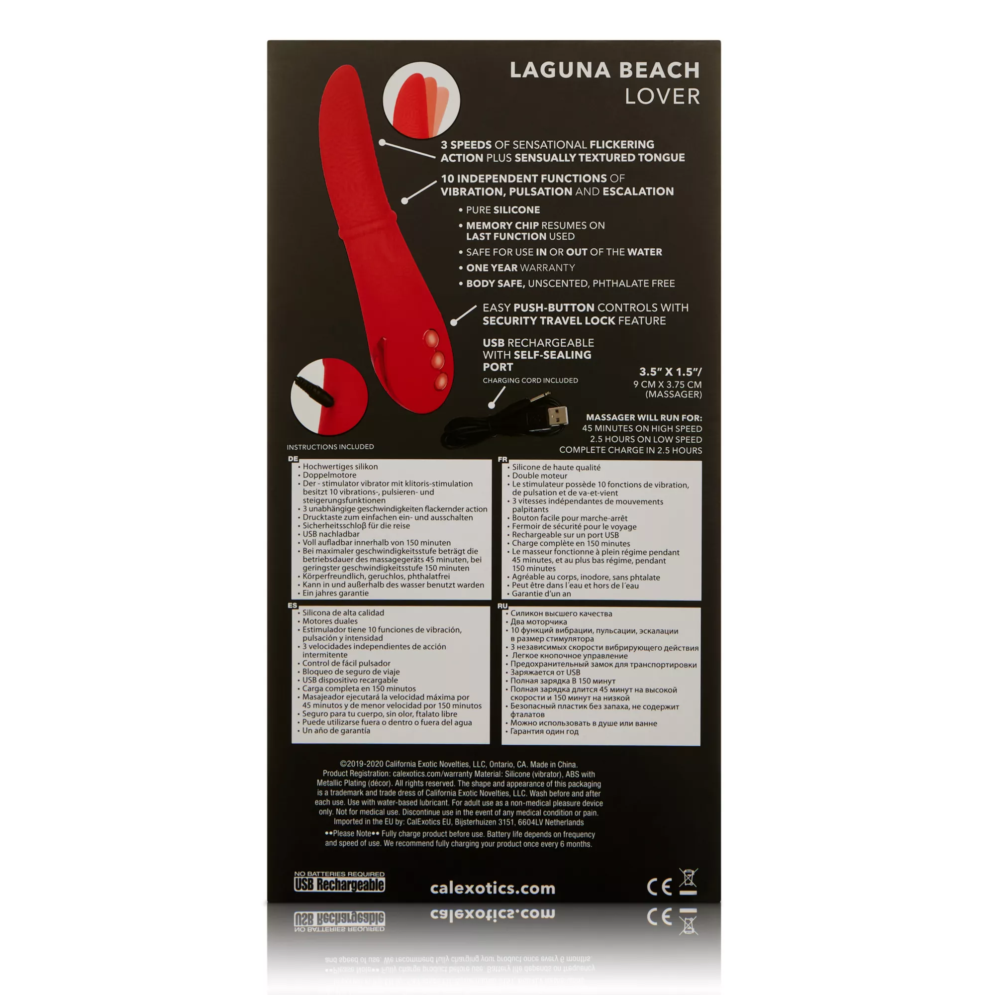Laguna Beach Lover Vibrator at Spencer's