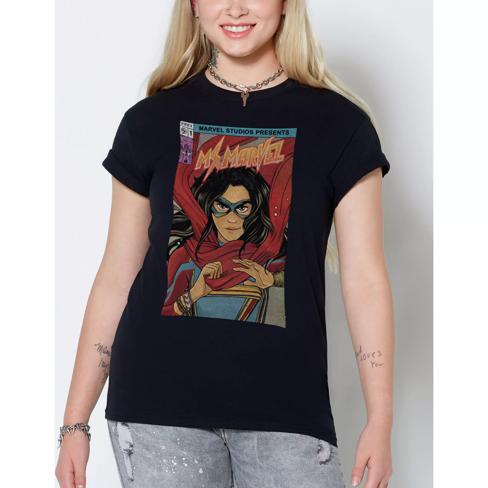 Ms. Marvel T Shirt - Marvel at Spencer's