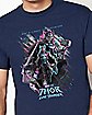 Movie Poster Thor Love and Thunder T Shirt - Marvel