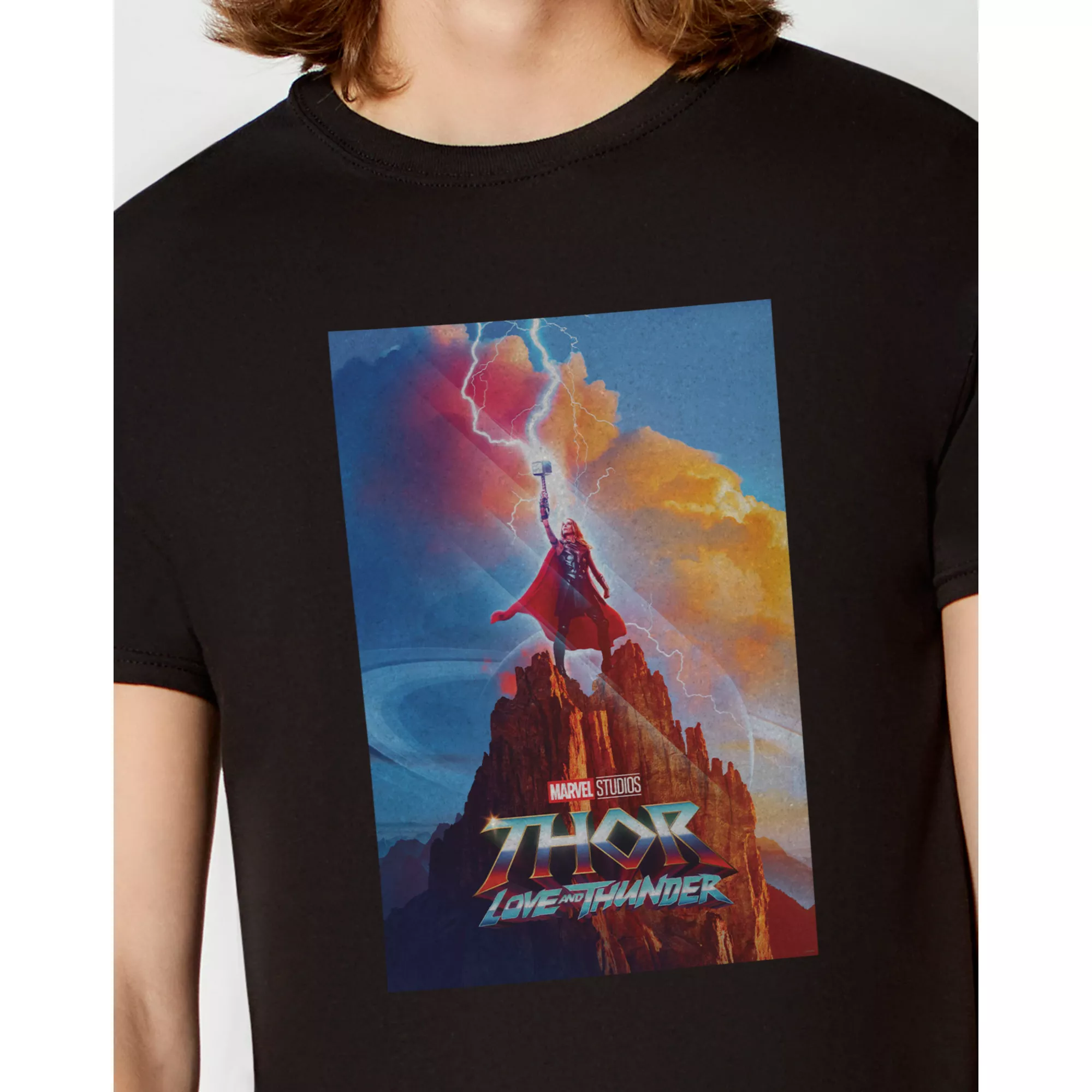 Lightning Thor Love and Thunder T Shirt - Marvel at Spencer's