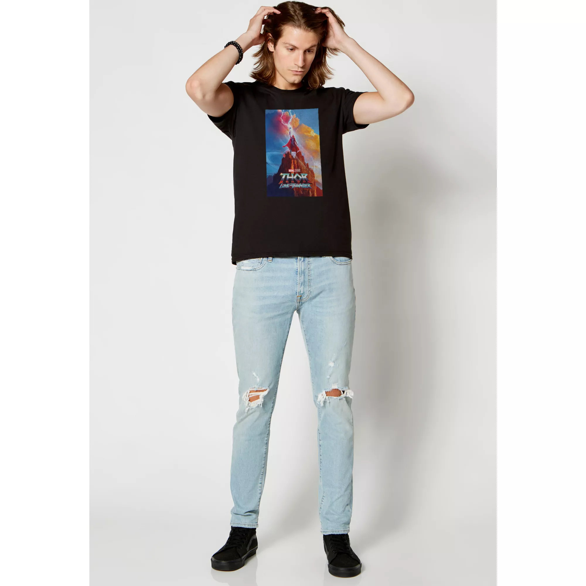 Lightning Thor Love and Thunder T Shirt - Marvel at Spencer's