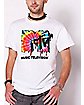 Tie Dye Melting MTV Logo T Shirt