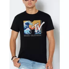 Wave Logo MTV T Shirt at Spencer's
