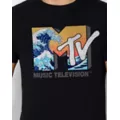 Wave Logo MTV T Shirt at Spencer's
