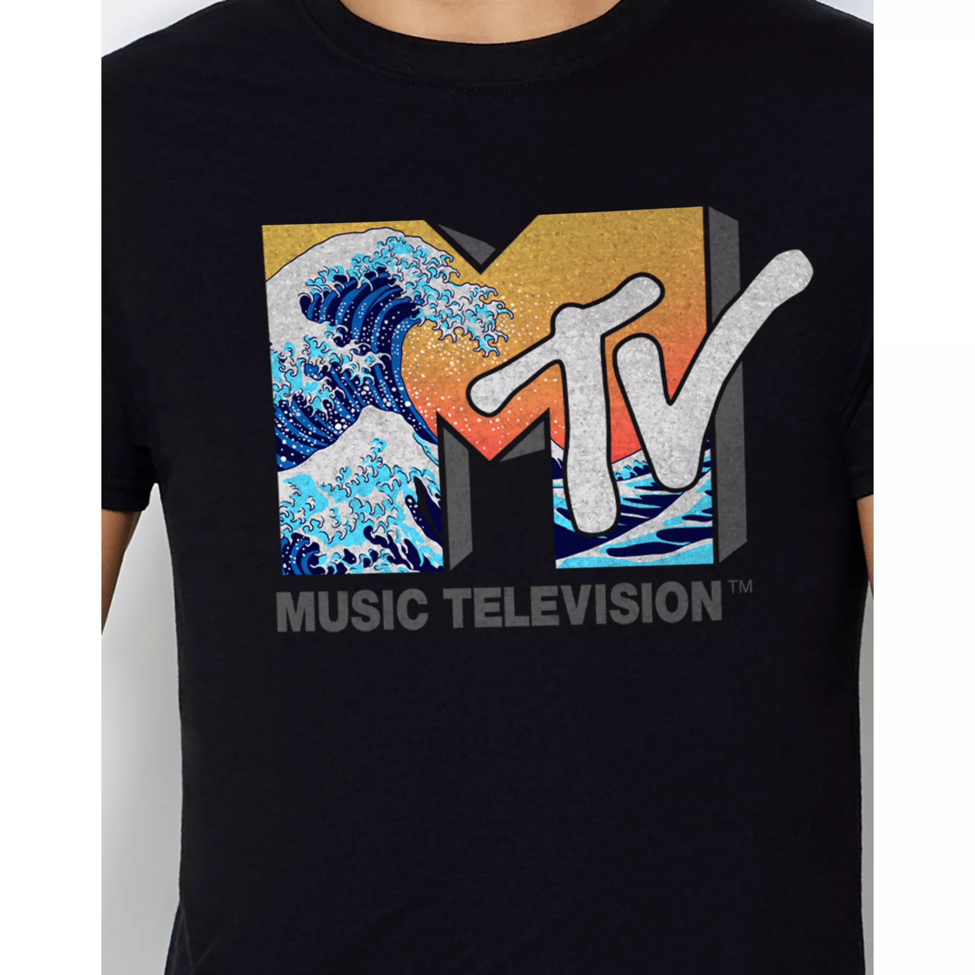 Wave Logo MTV T Shirt at Spencer's