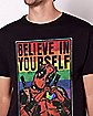 Believe In Yourself Rainbow Deadpool T Shirt