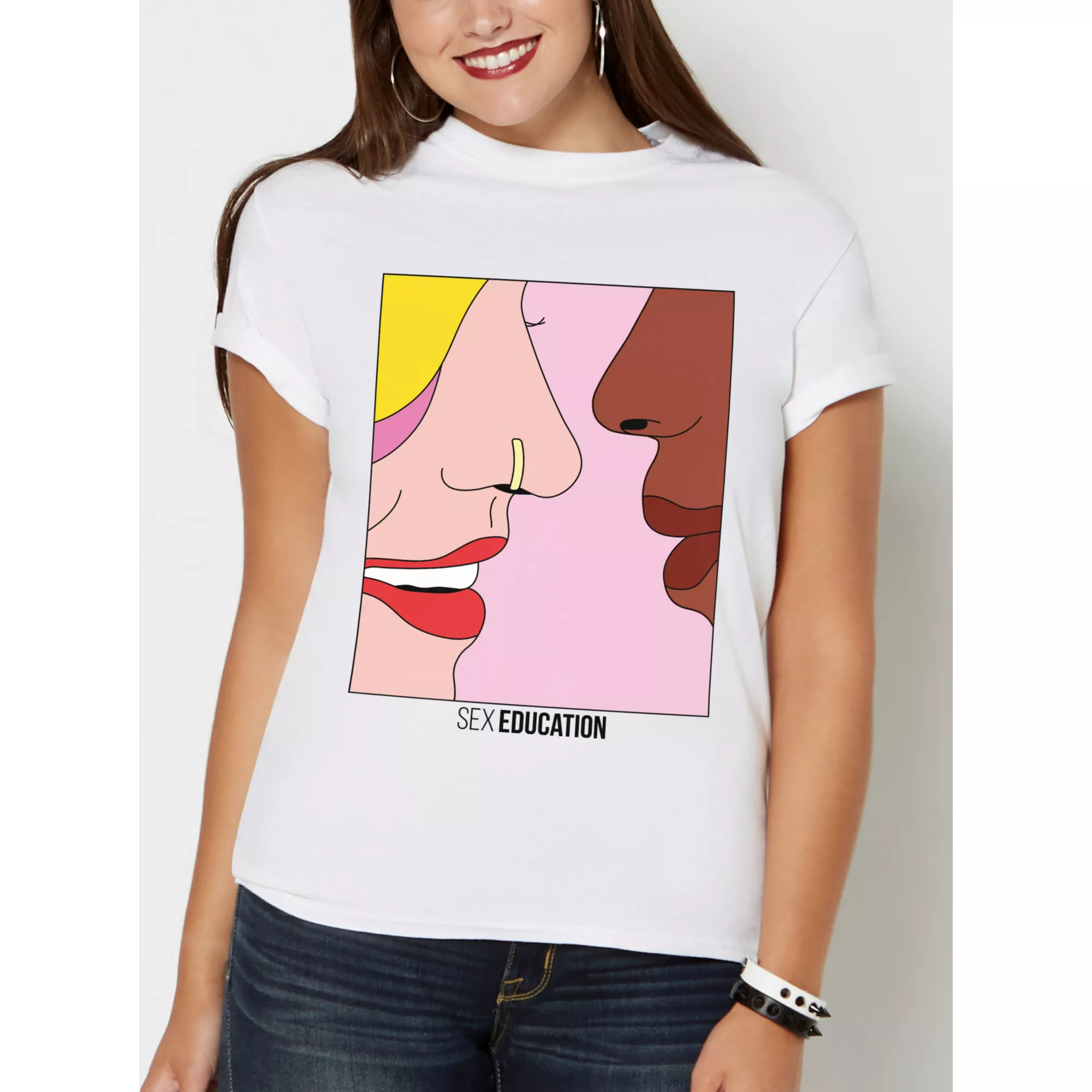 Smiles Sex Education T Shirt at Spencer's