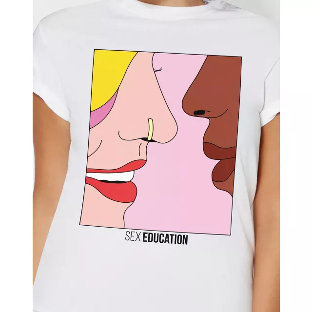 Smiles Sex Education T Shirt at Spencer's