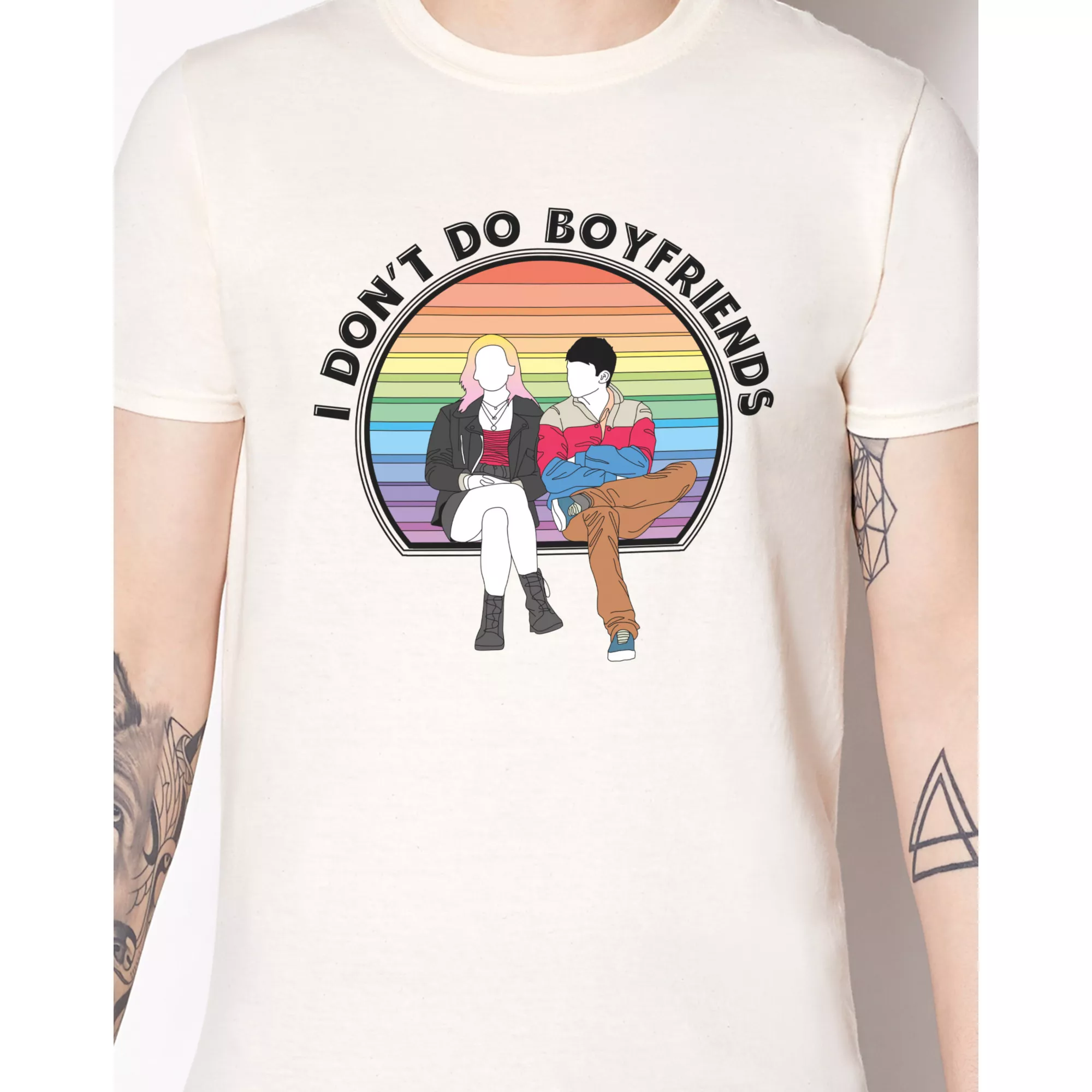 I Don't Do Boyfriends T Shirt - Sex Education at Spencer's
