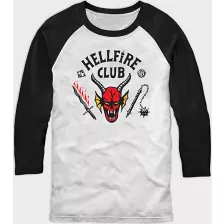 Hellfire Club Raglan T Shirt - Stranger Things at Spencer's