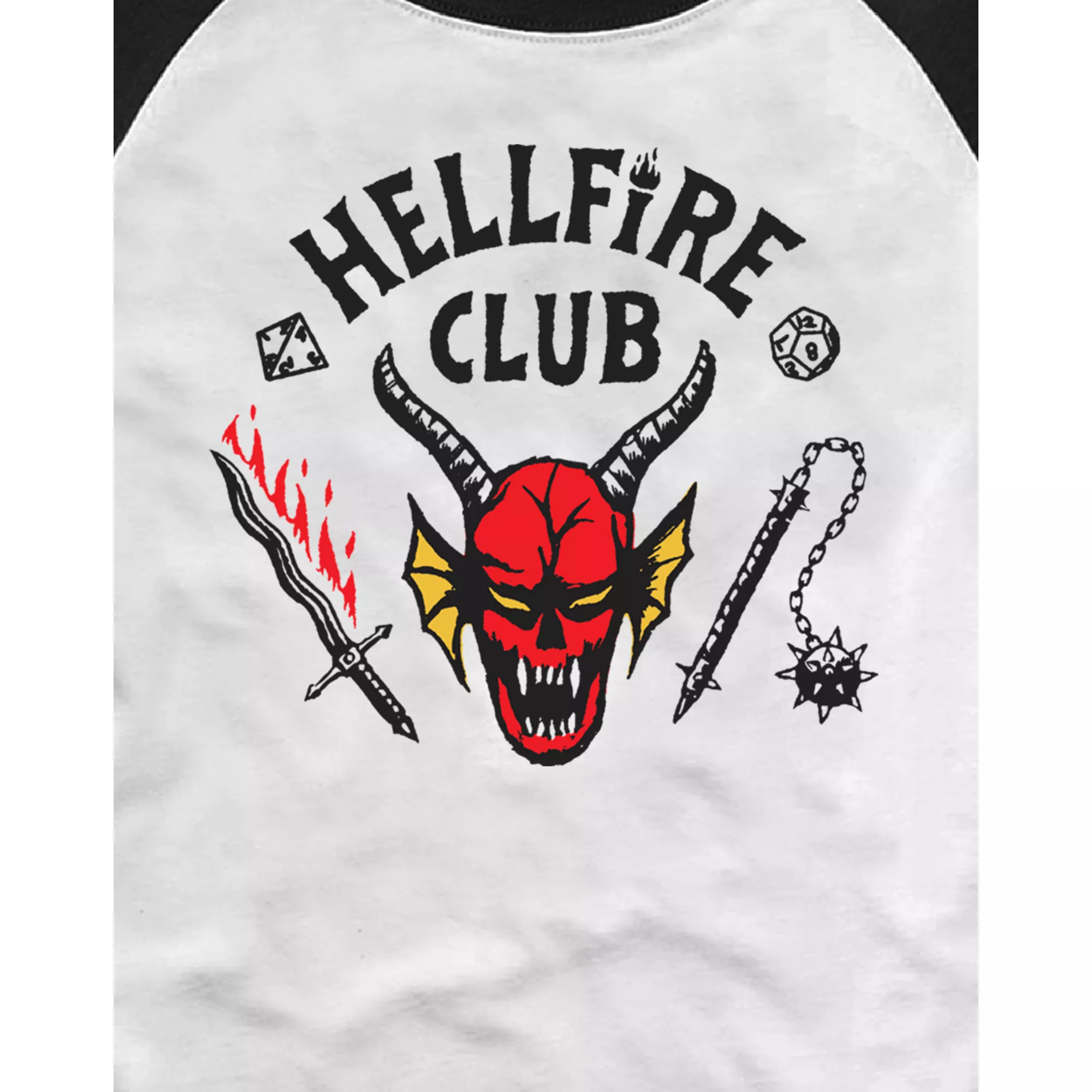 Hellfire Club Raglan T Shirt - Stranger Things at Spencer's