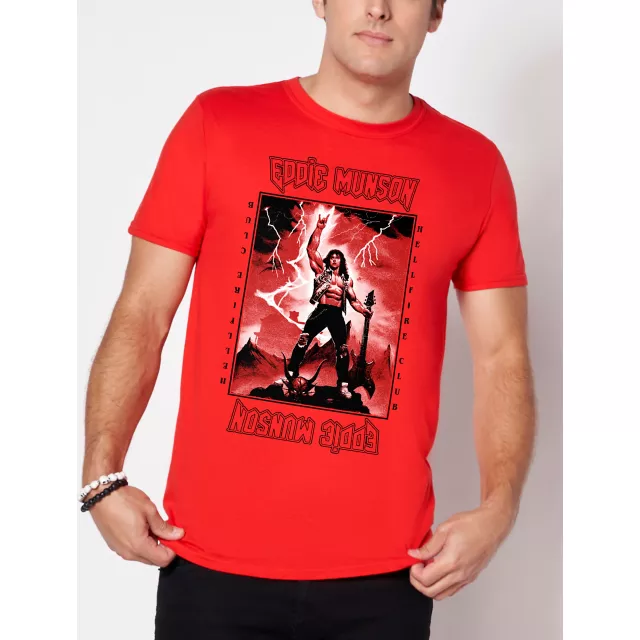 Red Eddie Munson T Shirt - Stranger Things at Spencer's