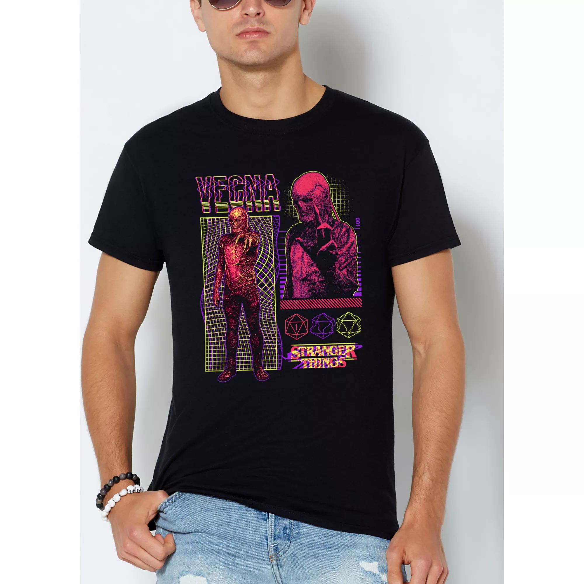 Black Vecna T Shirt - Stranger Things at Spencer's